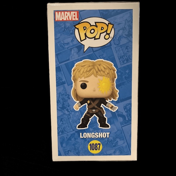 New Funko Pop! Marvel X-Men (1087) Longshot Bobble-Head Figurine - Picture 5 of 5